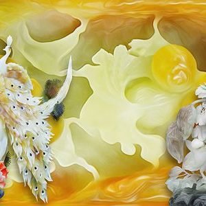 Tranh công phượng TH 2153 nhập khẩu Mỹ