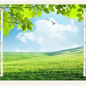 Tranh cửa sổ XL00162 hàng hot mùa hè 2018